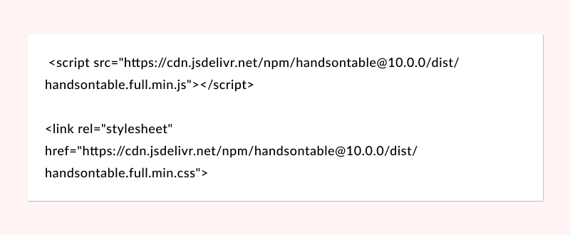 Handsontable