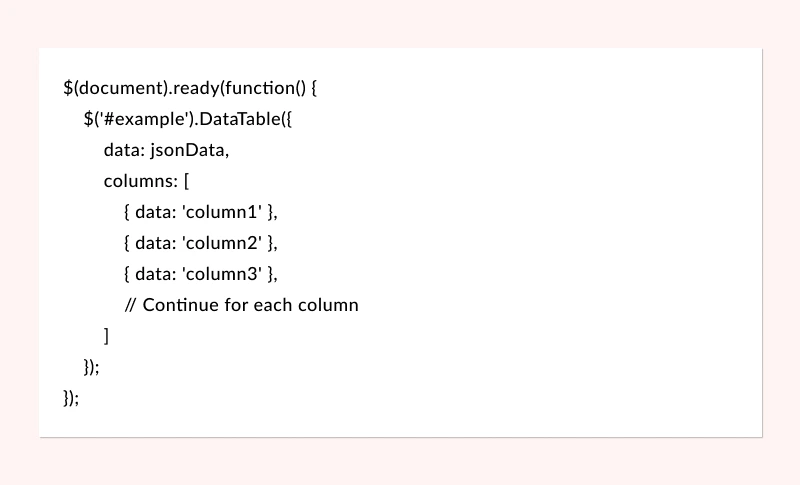Load Data into Interactive HTML Table